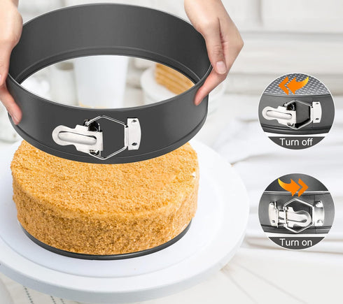 Webake 12 Inch Springform Pan, Nonstick Cheesecake Pan with Removable Bottom for Baking