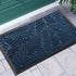 Yimobra 29.5x17 Inch Sturdy Leaf Door Mat, Heavy Duty Welcome Mat for Home Entrance Outdoor Indoor, Garage Office