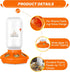 Eggluuz Set, 1L 1.5L 3 Chick Feeder and Waterer Kit Automatic Chicken Feeder and Waterer Chick Feeder and Chick Waterer