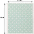 8 Count Martha Stewart Swedish Kitchen Absorbent Sponge Dish Cloths, Polka Dots
