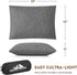 Travel Size Pillow, Compressible Memory Foam Pillow with Breathable Cover for Airplane, Car, Hiking, Camping