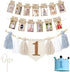 Baby First Birthday Party Decorations First Highchair Banner For Baby Boys Blue