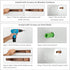 Wood-Paper-Towel-Holder-Under-Cabinet-Kitchen-Handmade - Wall Mounted/Adhesive No Drill Sturdy Roll Hanging Organizer