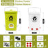 Set,3 Chicken Feeder and Waterer Gallon Automatic Chicken Feeder No Waste,Hanging Poultry Kit with Chicken Waterer