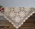 Damanni Beige Cotton Handmade Crochet Lace Tablecloth Doilies - Square, 31 Inch by 31 Inch