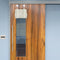 NICETOWN Classroom Door Window Cover, Blackout Shades for Door Windows, Faux Linen French Door Curtain, W8 x L36, 1