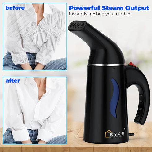 Portable Handheld Garment Steamer for Clothes, 1lbs Lightly, 40s Fast Heat-up, 8 Minutes Continuous Steam, Mini Steamer