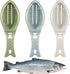 3 Pieces Fish Scale Remover Cleaner, Plastic Kitchen Scraper Graters Tool Fast Cleaning Kit
