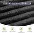 Room,20"x 15",Dark Round Pouf Ottoman,Corduroy Poufs with Memory Foam Filling for Foot Rest,Soft Footstool for Living