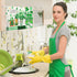 Zubebe 6 Pcs St. Patrick's Day Kitchen Towel Irish Lucky Shamrock Watercolor Gnome Dish Towels