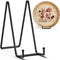 TR-LIFE 10 Inch Large Plate Stands for Display, Metal Holder for Decorative Platter, Book, Plaques, Photo, Art