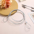 Metal Wall Hanging Photo Display, Steel Cable Wire Rod with 12PCS Alligator Clips, Picture Holders for Postcards and