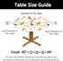 Yookeer Elastic Round Fitted Tablecloth, Bird Design, Stretchable Polyester Fabric for 40"-44" Table Cover
