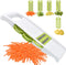 5 in 1 Mandoline Slicer, Multi Blade Vegetable Cutter, Potato Veggie Slicer, Green