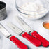 Emopeak Set of 3 Cake Decorating Spatulas - Stainless Steel Icing Smoother Frosting Knife