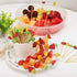 Minisland Mix-colored Watermelon Pineapple Leaf Cocktail Picks, 4.7 Inch Long Bamboo Toothpicks for Appetizers, 100
