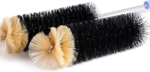Bottle Cleaning Brush - 17 Inch Extra Long Handle for Washing Narrow Neck Bottles, 2 Pack
