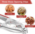 4 2 Pcs Walnut Cracker Tools, Windspeed Nut Crackers Three Opening Clips Nut Shell Openers Tools for Seafood Cracker