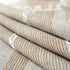 HPX HOME 2pcs 23 23 Inch, Linen Striped Small Tablecloth Square Cotton Tassel Bedside Table Cover Dust-Proof Washable