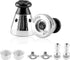 2PCS Universal Pressure Cooker Relief Jigger Valve with Exhaust Rod, Safe and Anti-Blocking