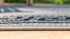 Unique Loom Outdoor Border Collection Area Rug - Greek Key, Gray/Black (2' 2" x 3' 1" Rectangle)