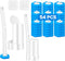 2 Pack Disposable Toilet Brush and Holder Set, Toilet Wand Refills, Extended