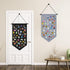 Kunyeah Wall Hanging Brooch Organizer Storage Case, Colorful Canvas Pin Board Stand for Enamel Pin Badge Display,