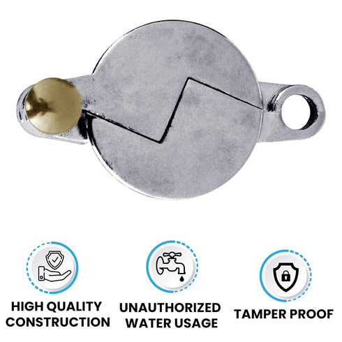 NUSET NU-SET 8 2895-3 (2895-8) x Water Faucet Lock - Water Spigot Lock for Garden Hose Bib Lock