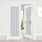 NICETOWN Greyish White Sidelight Door Panel | Room Darkening French Door Thermal Drapery, 25" x 72"