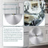 2024 Upgrade WR55X11132 WR55X25754 LED Light and Cover Assembly (2) for GE Refrigerator