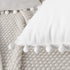 CAWANFLY Set of 2 Decorative Throw Pillow Covers with Cute Pom Pom, Soft Cushion Case for Couch Sofa Bed 18x18Inch