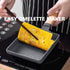 Tamagoyaki Pan, Square Japanese Omelette Pan, Non-Stick Egg Roll Pan with Wood Handle & Silicone Brush