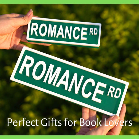 Spelable 3D 3" 9") Library Street Sign, Bookshelf Library Sign, Book Nook decor, Bookshelf Accessories, Book Lovers