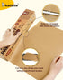 Katbite Unbleached Parchment Paper Roll, 15in x 242ft, Non-Stick with Serrated Cutter for Baking