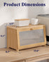 Countertop, Countertop 15.0"x8.3"x9.1" (1T) Kitsure Bread Box - Wooden Bread Box for Kitchen Large Capacity Kitchen