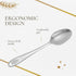 Spode Christmas Tree Cocktail Spoons | Christmas Dessert Spoons | Flatware Set for 6 | 18/10 Stainless Steel Utensil