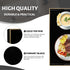 15.8 10.2 1.4" MAONAME Black Decorative Tray for Coffee Table, Modern Serving Tray with Handles, Plastic Rectangular