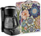 Boho Flower Coffee Machine Covers, Dust Stain Resistant Protector for Small Kitchen Appliance Coffee Makers, Home Decor