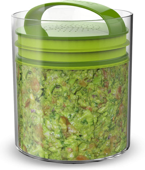 Prepara Evak Super Savor Food Storage, 14 Ounce, Green Plastic Container