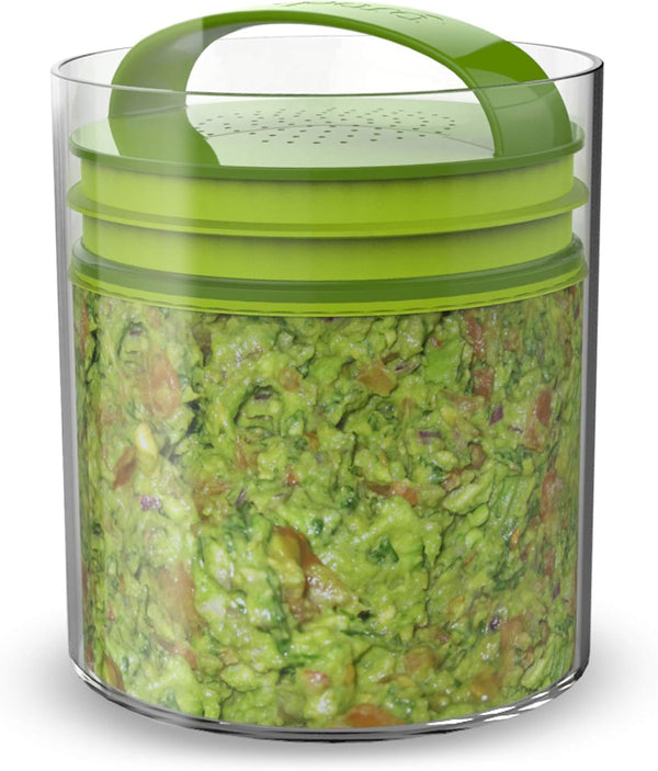 Prepara Evak Super Savor Food Storage, 14 Ounce, Green Plastic Container
