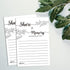 Share a Memory Card, Memorial Cards for Celebration of Life, Funeral Guest Book, 4x6 Inch, 50 Pack