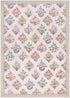 5x7 Cozy Wonnitar Pink Rugs for Bedroom Girls Nursery, Floral Print Washable Rug, Boho Ultra-Thin Non Slip Soft Carpet