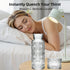 TANMESSO Set, 21.6 Oz 6 Oz Mouthwash Dispenser, Bedside Water Carafe with Cup And Glass Mouth Wash Dispensers