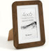Fun Memories 4x6 Picture Frame, USA-Sourced Walnut Wood Frames 4 x 6