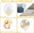 Bezente Black Gold Balloons Garland Kit, 100Pcs Black Gold Metallic Chrome and Gold Confetti Balloons Arch for Wedding,