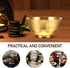 ARTIBETTER Home Decor Feng Shui Treasure Basin Decorative Wealth Bowl Statue, Money Bowl Offering Cup for Good Luck