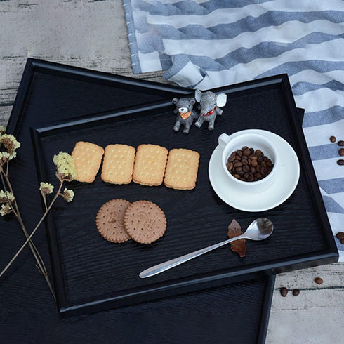 16 11 Inches x Extra Large Solid Wood Serving Tray for Tea Coffee Table Snack Food Meals Serving Plate Kitchen Party