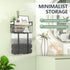 Bathroom Towel Racks, Metal Towel Holder with Storage Basket, Wall Rack for Rolled Towels, Small Bathroom Shelves.