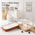 3 2-in-1 Countertop, Safe-Cozy DOWAN Glass Butter Dish with Ceramic Lid, Large Butter Container for Sticks, Butter Dish