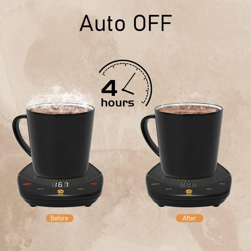 Gifts for Women Men,Mug Warmer,Coffee Warmer Plate Portable Coffee Mug Warmer for Desk with Temperature Display, Coffee